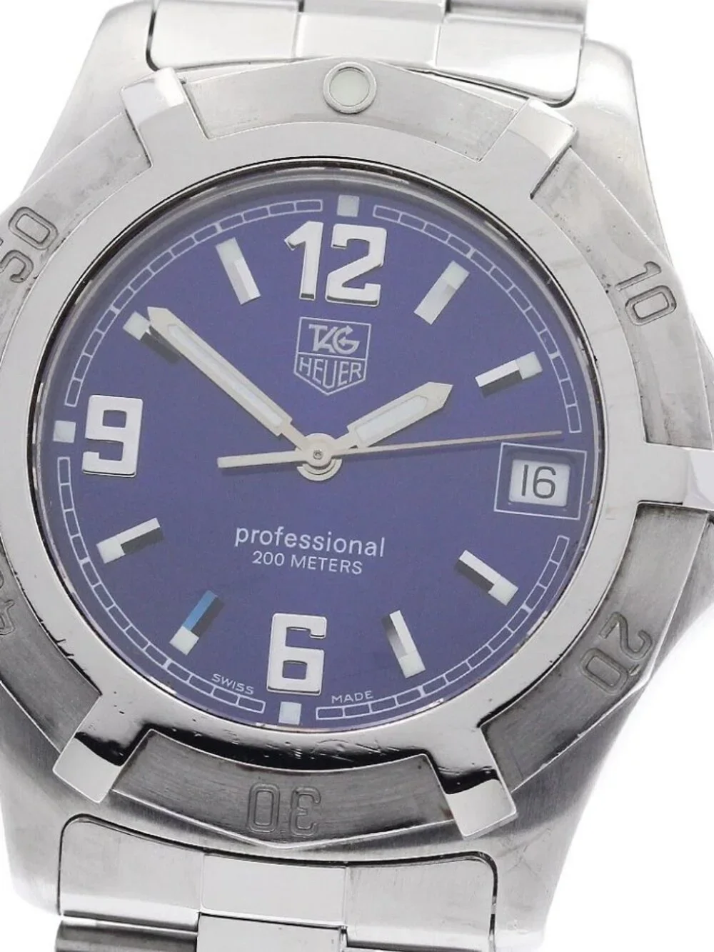 TAG HEUER Exclusive 2000 Series WN1112 Date blue Dial Quartz Men's Watch